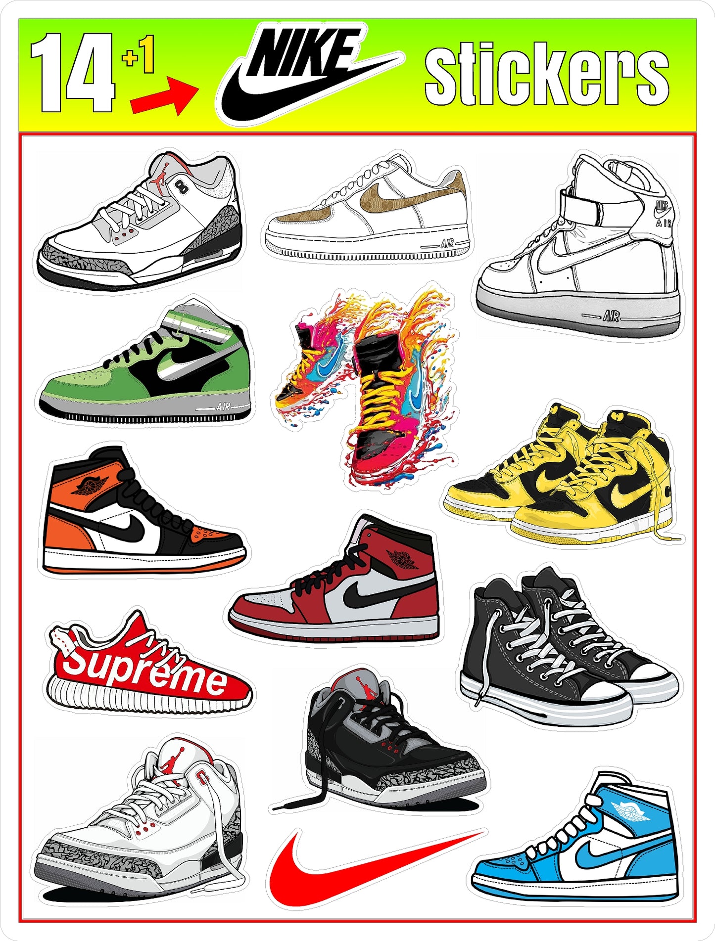 Sneakers Sticker Pack