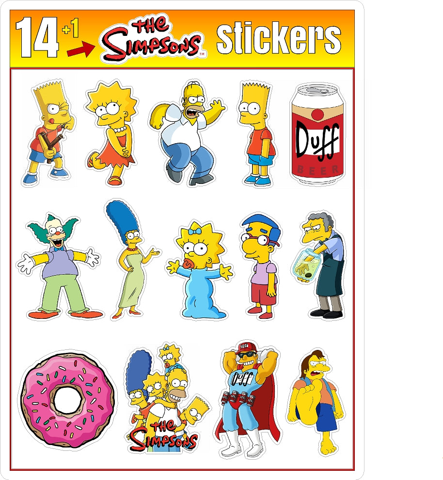 Bart Simpson & Friends Sticker Collection