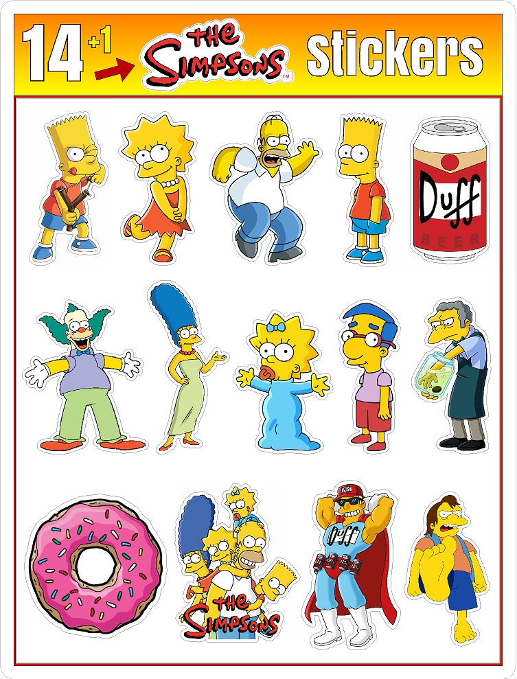 Bart Simpson & Friends Sticker Collection