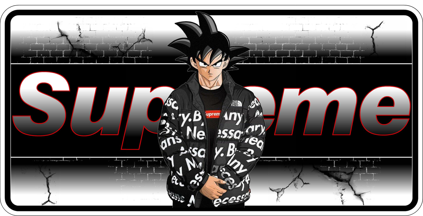 JDM Supreme Anime Sublimation License Plate .045" (1.12mm) Aluminum