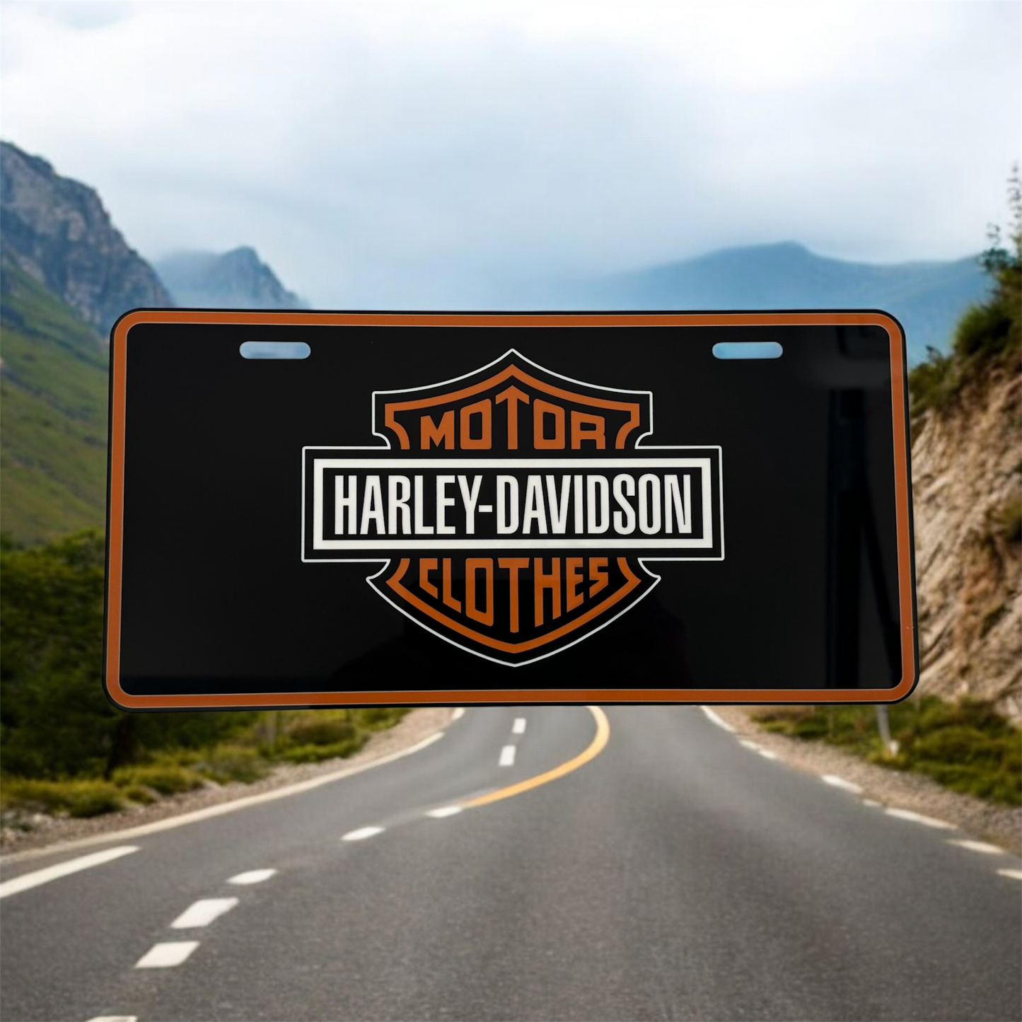 Harley Davidson Sublimation License Plate .045" (1.12mm) Aluminum