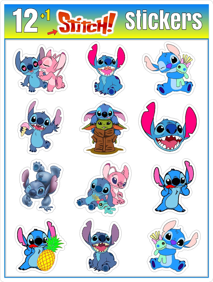 Stitch & Friends Sticker Collection