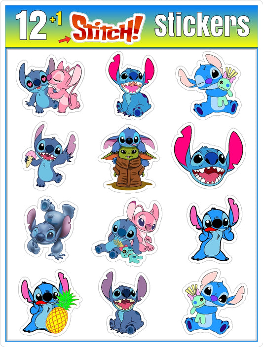 Stitch & Friends Sticker Collection